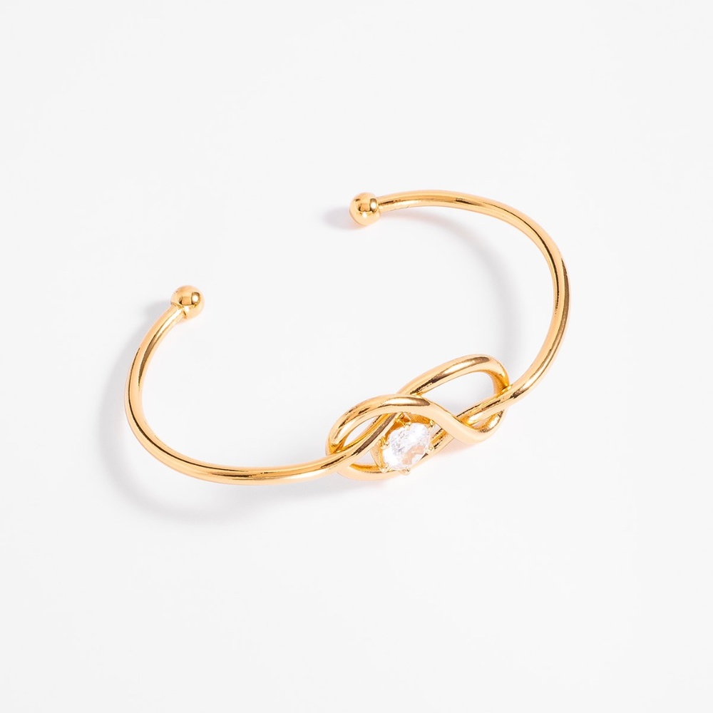 Rigid bracelet with crystal detail (Mexican Jewelry Brand)